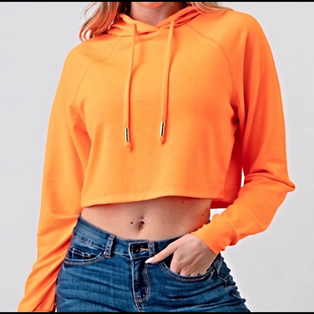 Crop top hoodie